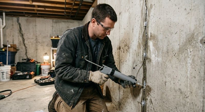 Basement Crack Repair in Stevensville, MD