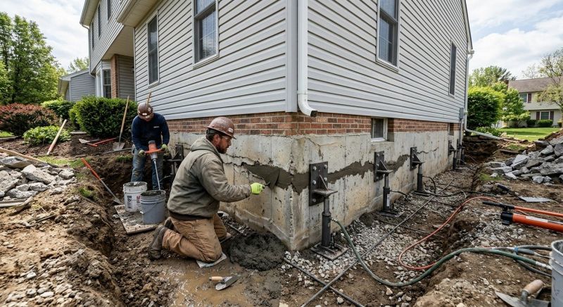 Basement Foundation Repair in Sparrows Point, MD