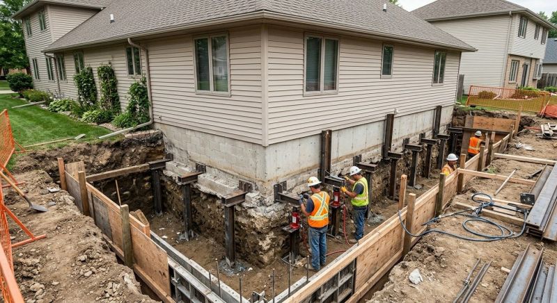 Basement Underpinning in Stevensville, MD