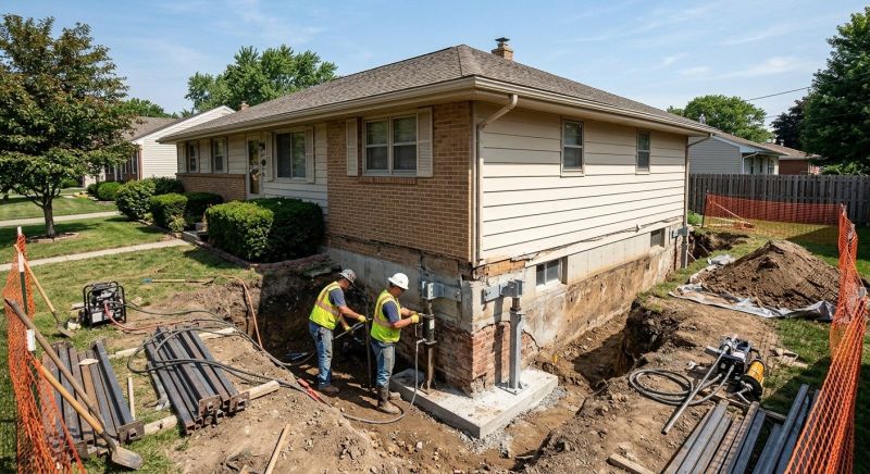 Building Foundation Repair in Chesapeake Beach, MD