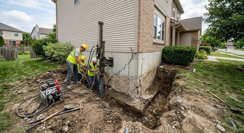 Building Foundation Repair in Lothian, MD