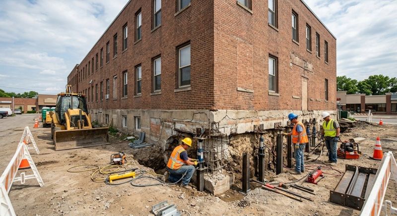 Commercial Foundation Repair in Stevensville, MD