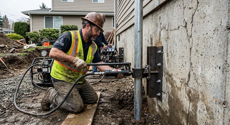 Concrete Foundation Leveling in Easton, MD