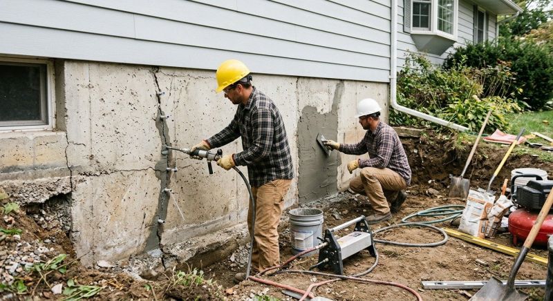 Concrete Foundation Repair in Lothian, MD