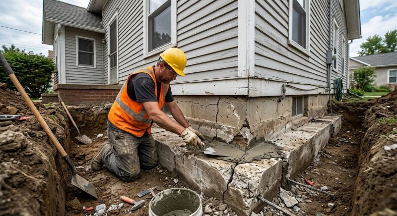 Concrete Foundation Repair in Owings, MD