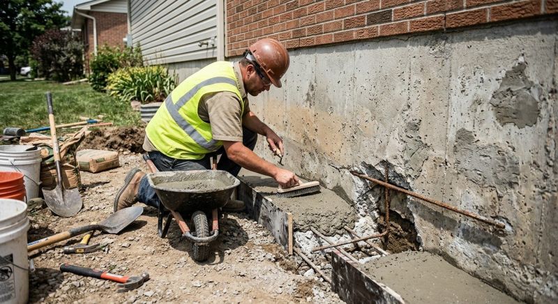 Concrete Foundation Repair in Sparrows Point, MD