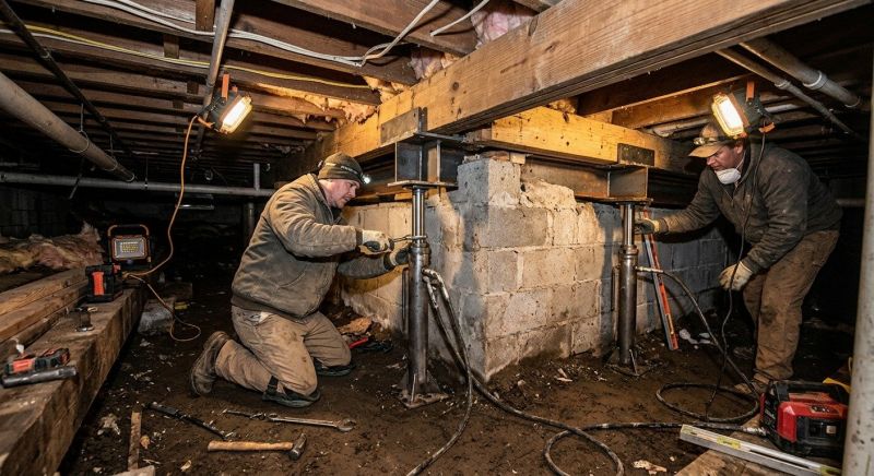 Crawlspace Foundation Repair in Anne Arundel County, MD