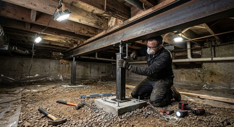 Crawlspace Structural Repair in Stevensville, MD