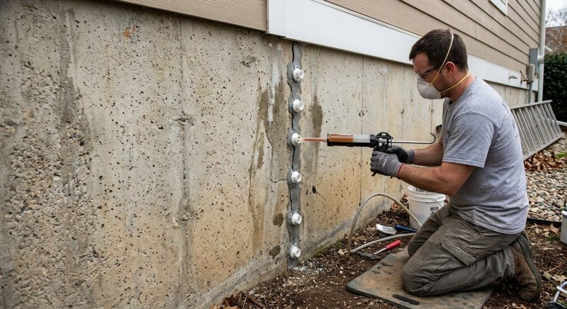 Foundation Crack Repair in Annapolis, MD