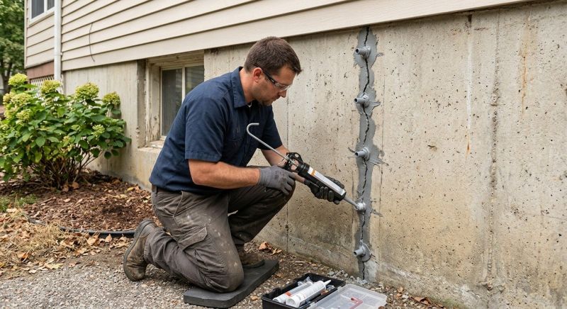 Foundation Crack Sealing in Stevensville, MD