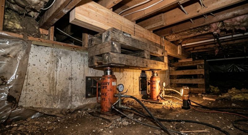 Foundation Jacking in Easton, MD