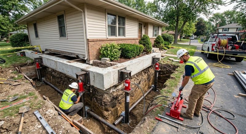 Foundation Jacking in Millersville, MD
