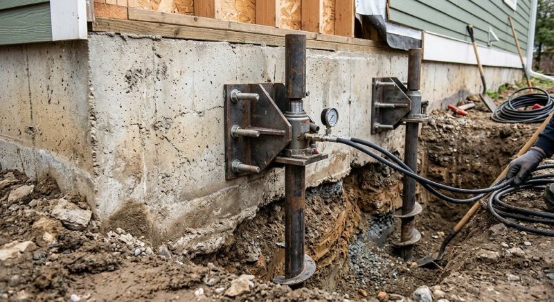 Foundation Pier Leveling in Stevensville, MD