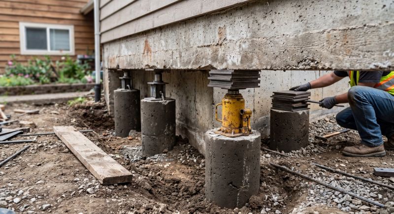 Foundation Pier Leveling in Stevensville, MD