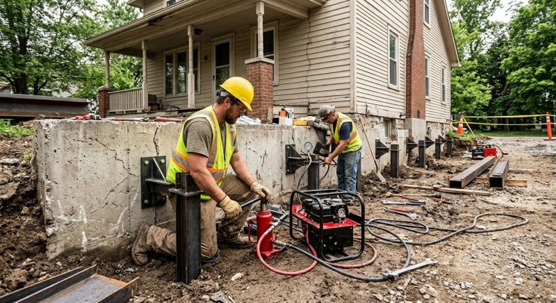 Foundation Stabilizing in Crownsville, MD