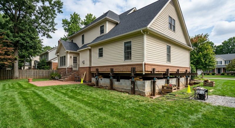 House Foundation Leveling in Stevensville, MD
