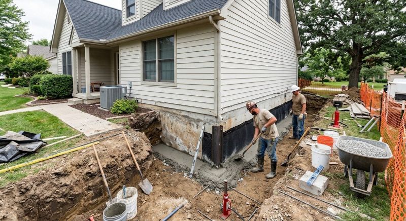 House Foundation Repair in Bowie, MD