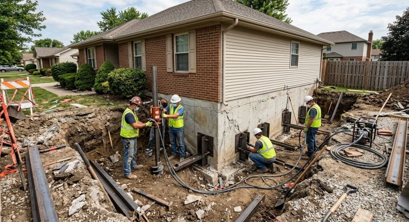 House Foundation Repair in Dundalk, MD