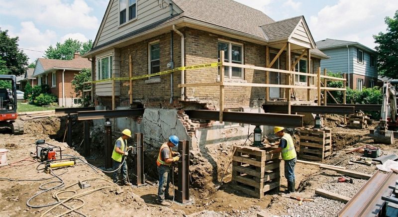 House Foundation Repair in Edgewater, MD