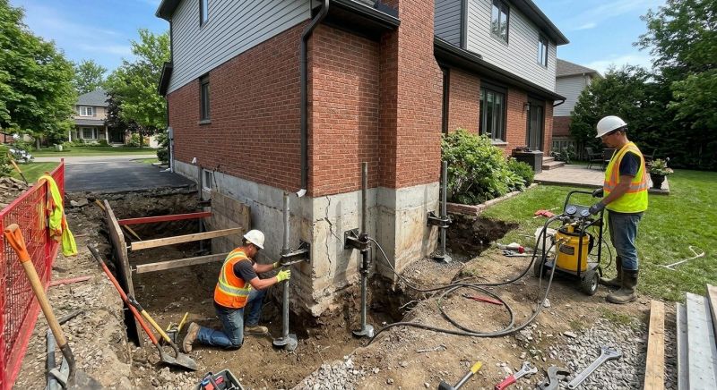 House Underpinning in Stevensville, MD