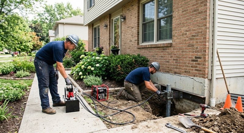 Settling Foundation Service in Glen Burnie, MD