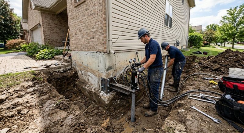 Settling Foundation Service in Owings, MD