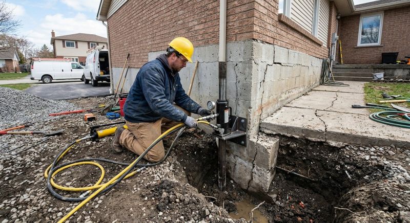 Sinking Foundation Repair in Queen Annes County, MD