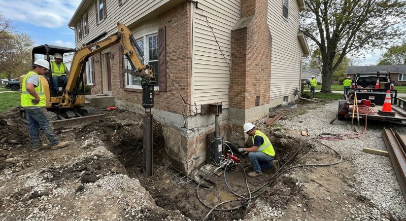 Sinking Foundation Repair in Rock Hall, MD