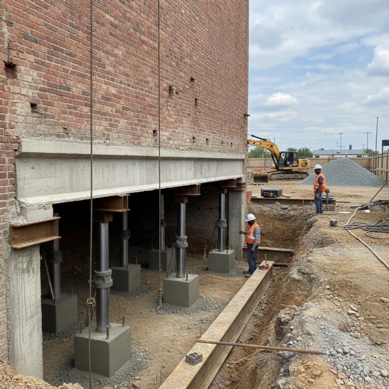 Structural Underpinning in Stevensville, MD